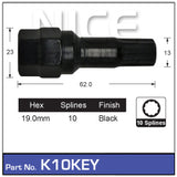 K Series key K10KEY - Nice Products | Universal Auto Spares