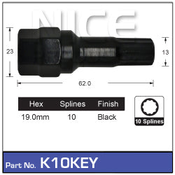 K Series key K10KEY - Nice Products | Universal Auto Spares