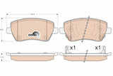 Brake Pad Set, Disc Brake GDB3546 - TRW - Brake Pads - TRW