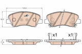 Brake Pad Set, Disc Brake GDB3548 - TRW - Brake Pads - TRW