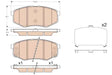 Brake Pad Set, Disc Brake GDB3553 - TRW