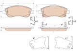 Brake Pad Set, Disc Brake GDB355 - TRW - Brake Pads - TRW