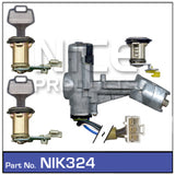 Lock set NIK324 - Nice Products | Universal Auto Spares