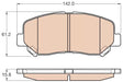 Brake Pad Set, Disc Brake GDB3562 - TRW