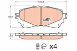 Brake Pad Set, Disc Brake GDB358 - TRW - Brake Pads - TRW