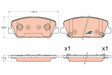 Brake Pad Set, Disc Brake GDB3582 - TRW