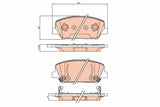 Brake Pad Set, Disc Brake GDB362 - TRW - Brake Pads - TRW