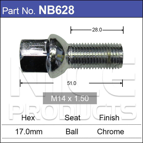 One Piece Stud NB628 - Nice Products | Universal Auto Spares