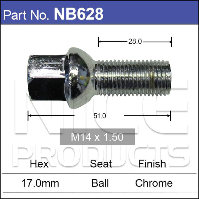 One Piece Stud NB628 - Nice Products | Universal Auto Spares
