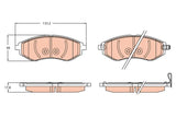 Brake Pad Set, Disc Brake GDB3634 - TRW - Brake Pads - TRW