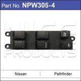 Power Window Switch NPW305-4 - Nice Products | Universal Auto Spares