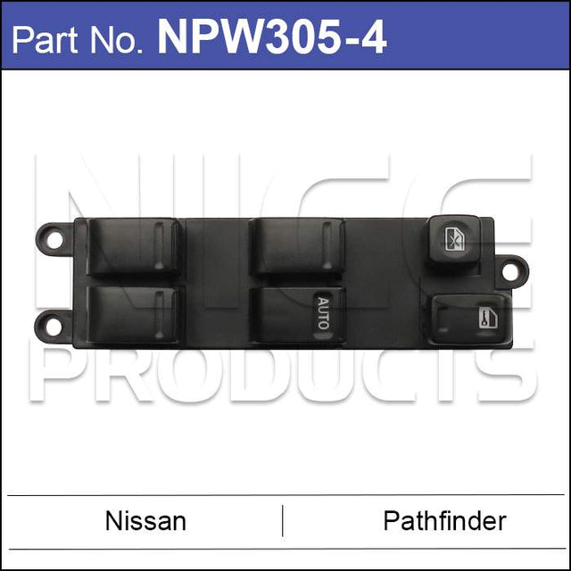 Power Window Switch NPW305-4 - Nice Products | Universal Auto Spares
