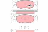 Brake Pad Set, Disc Brake GDB371 - TRW - Brake Pads - TRW