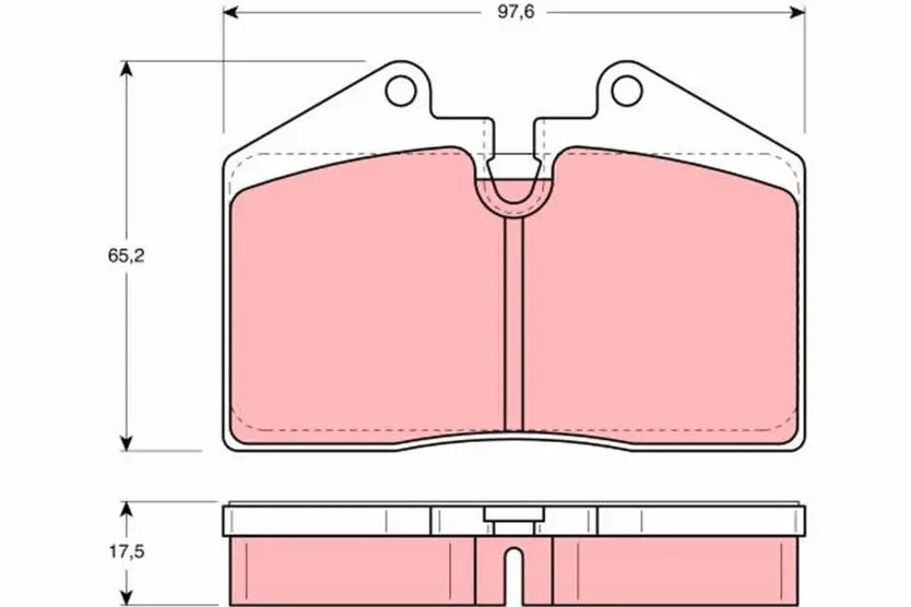Brake Pad Set, Disc Brake GDB379 - TRW