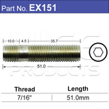 Stud Extension EX151 - Nice Products | Universal Auto Spares