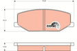 Brake Pad Set, Disc Brake GDB383DT - TRW