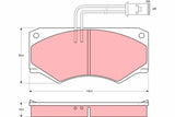 Brake Pad Set, Disc Brake GDB390 - TRW