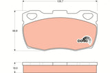 Brake Pad Set, Disc Brake GDB395 - TRW - Brake Pads - TRW