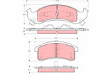 Brake Pad Set, Disc Brake GDB400 - TRW - Brake Pads - TRW