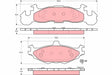 Brake Pad Set, Disc Brake GDB4003 - TRW