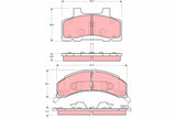 Brake Pad Set, Disc Brake GDB4005 - TRW - Brake Pads - TRW
