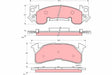 Brake Pad Set, Disc Brake GDB4026 - TRW