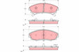 Brake Pad Set, Disc Brake GDB403 - TRW