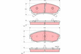 Brake Pad Set, Disc Brake GDB403 - TRW - Brake Pads - TRW