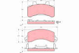 Brake Pad Set, Disc Brake GDB4036 - TRW