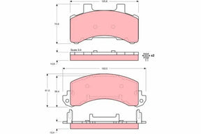 Brake Pad Set, Disc Brake GDB4036 - TRW