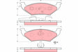 Brake Pad Set, Disc Brake GDB4045 - TRW