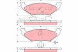 Brake Pad Set, Disc Brake GDB4045 - TRW - Brake Pads - TRW