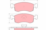 Brake Pad Set, Disc Brake GDB405 - TRW