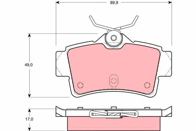 Brake Pad Set, Disc Brake GDB4060 - TRW