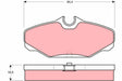 Brake Pad Set, Disc Brake GDB4062 - TRW