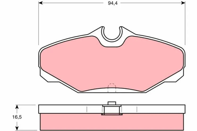 Brake Pad Set, Disc Brake GDB4062 - TRW