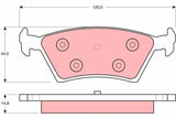Brake Pad Set, Disc Brake GDB4065 - TRW - Brake Pads - TRW