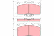 Brake Pad Set, Disc Brake GDB4076 - TRW