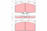 Brake Pad Set, Disc Brake GDB4076 - TRW - Brake Pads - TRW