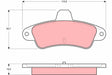 Brake Pad Set, Disc Brake GDB4084 - TRW