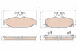 Brake Pad Set, Disc Brake GDB4089 - TRW