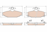 Brake Pad Set, Disc Brake GDB4089 - TRW