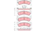 Brake Pad Set, Disc Brake GDB4094 - TRW - Brake Pads - TRW