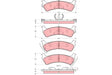 Brake Pad Set, Disc Brake GDB4094DT - TRW