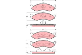 Brake Pad Set, Disc Brake GDB4104 - TRW