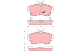 Brake Pad Set, Disc Brake GDB4118DT - TRW