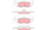 Brake Pad Set, Disc Brake GDB4119 - TRW - Brake Pads - TRW