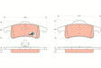 Brake Pad Set, Disc Brake GDB4127 - TRW