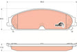 Brake Pad Set, Disc Brake GDB4134 - TRW