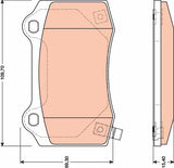 Brake Pad Set, Disc Brake GDB417 - TRW - Brake Pads - TRW